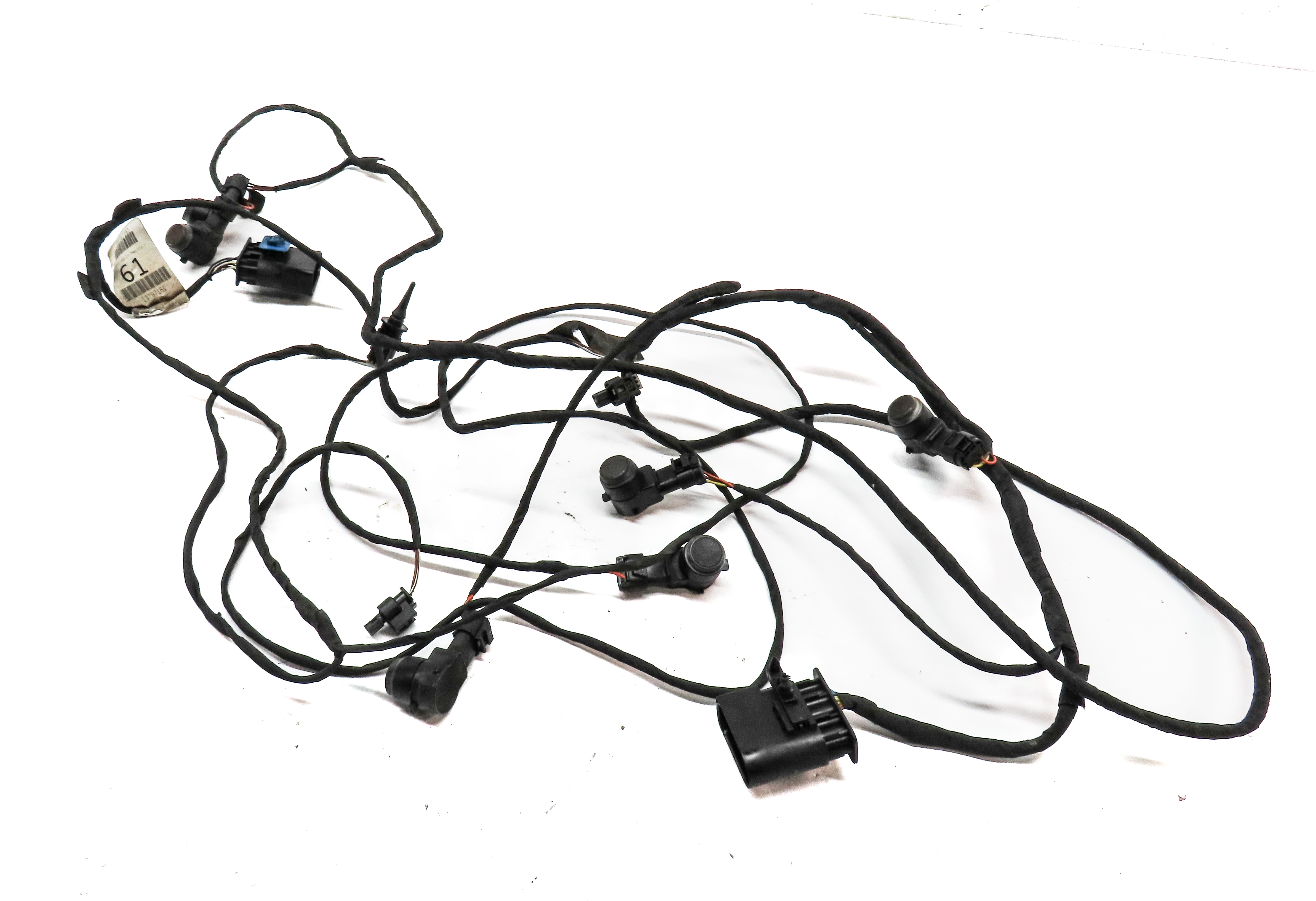 2012 MERCEDES ML W166 FRONT PARK ASSIST PDC SENSOR SET6 (Brown) & WIRE HARNESS — exact item pictured